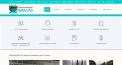 Desktop Screenshot of apiacas.mt.gov.br