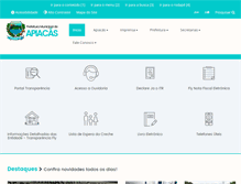 Tablet Screenshot of apiacas.mt.gov.br