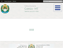 Tablet Screenshot of colniza.mt.gov.br
