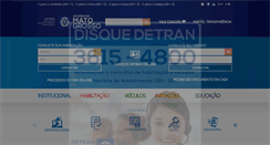 Desktop Screenshot of detran.mt.gov.br