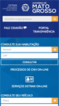 Mobile Screenshot of detran.mt.gov.br