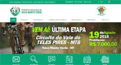 Desktop Screenshot of novamonteverde.mt.gov.br