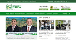 Desktop Screenshot of camaraitauba.mt.gov.br