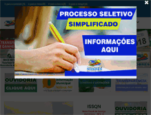 Tablet Screenshot of nobres.mt.gov.br