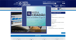Desktop Screenshot of controladoria.mt.gov.br
