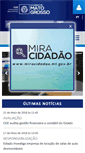 Mobile Screenshot of controladoria.mt.gov.br