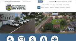 Desktop Screenshot of novohorizontedonorte.mt.gov.br