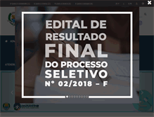 Tablet Screenshot of diamantino.mt.gov.br
