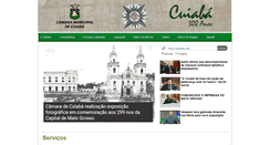 Desktop Screenshot of camaracba.mt.gov.br