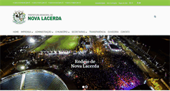 Desktop Screenshot of novalacerda.mt.gov.br