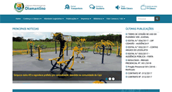 Desktop Screenshot of camaradiamantino.mt.gov.br