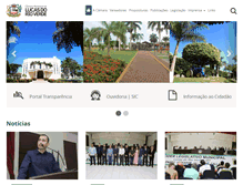 Tablet Screenshot of camaralucasdorioverde.mt.gov.br