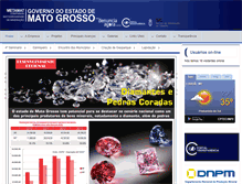 Tablet Screenshot of metamat.mt.gov.br