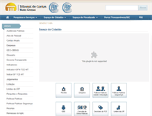 Tablet Screenshot of cidadao.tce.mt.gov.br