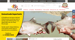 Desktop Screenshot of novaubirata.mt.gov.br
