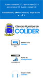 Mobile Screenshot of camaracolider.mt.gov.br