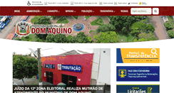 Desktop Screenshot of domaquino.mt.gov.br