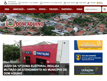 Tablet Screenshot of domaquino.mt.gov.br