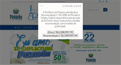 Desktop Screenshot of poxoreu.mt.gov.br