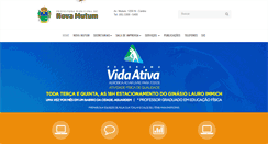 Desktop Screenshot of novamutum.mt.gov.br
