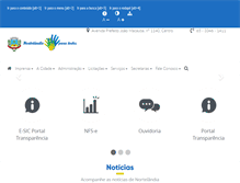 Tablet Screenshot of nortelandia.mt.gov.br